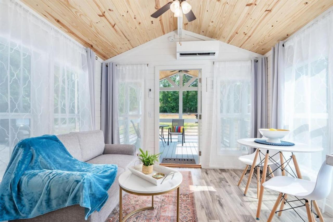 2 Villa D'Azur Luxury Tiny House Mins To Lake Guntersville, Downtown, Firepit Exterior foto